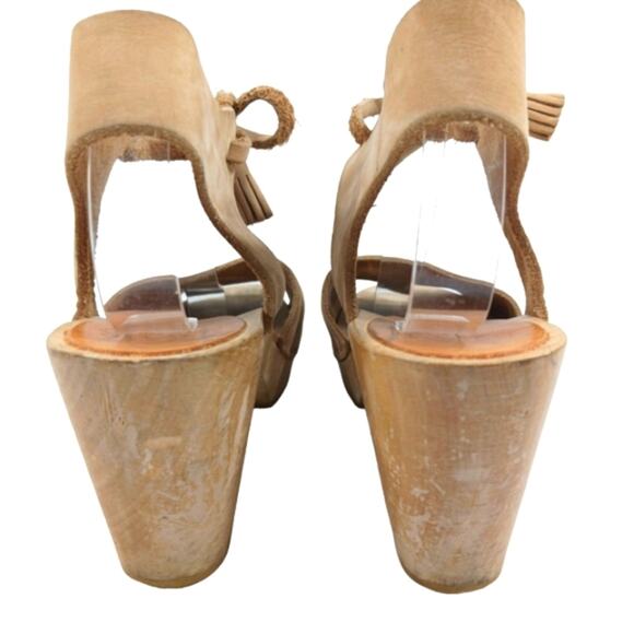 🌷Bryr Hannah Clogs In Natural Suede - Picture 8 of 9